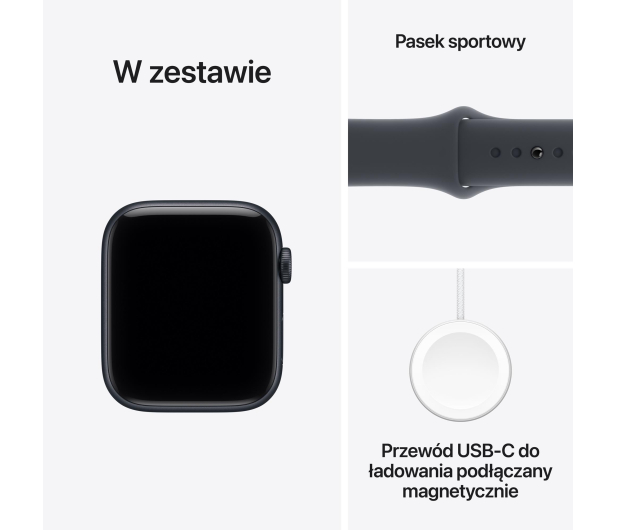 Apple Watch SE 3 GPS + Cellular 40mm Aluminiowa koperta (północ) + opaska sportowa (północ) - rozmiar M/L - 1362390 - zdjęcie 8